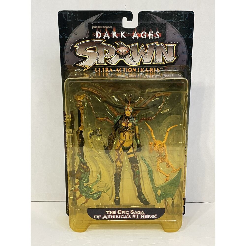 McFarlane Spawn Dark‎ Ages Series 11 The Skull Queen Action Figure NIB 1998